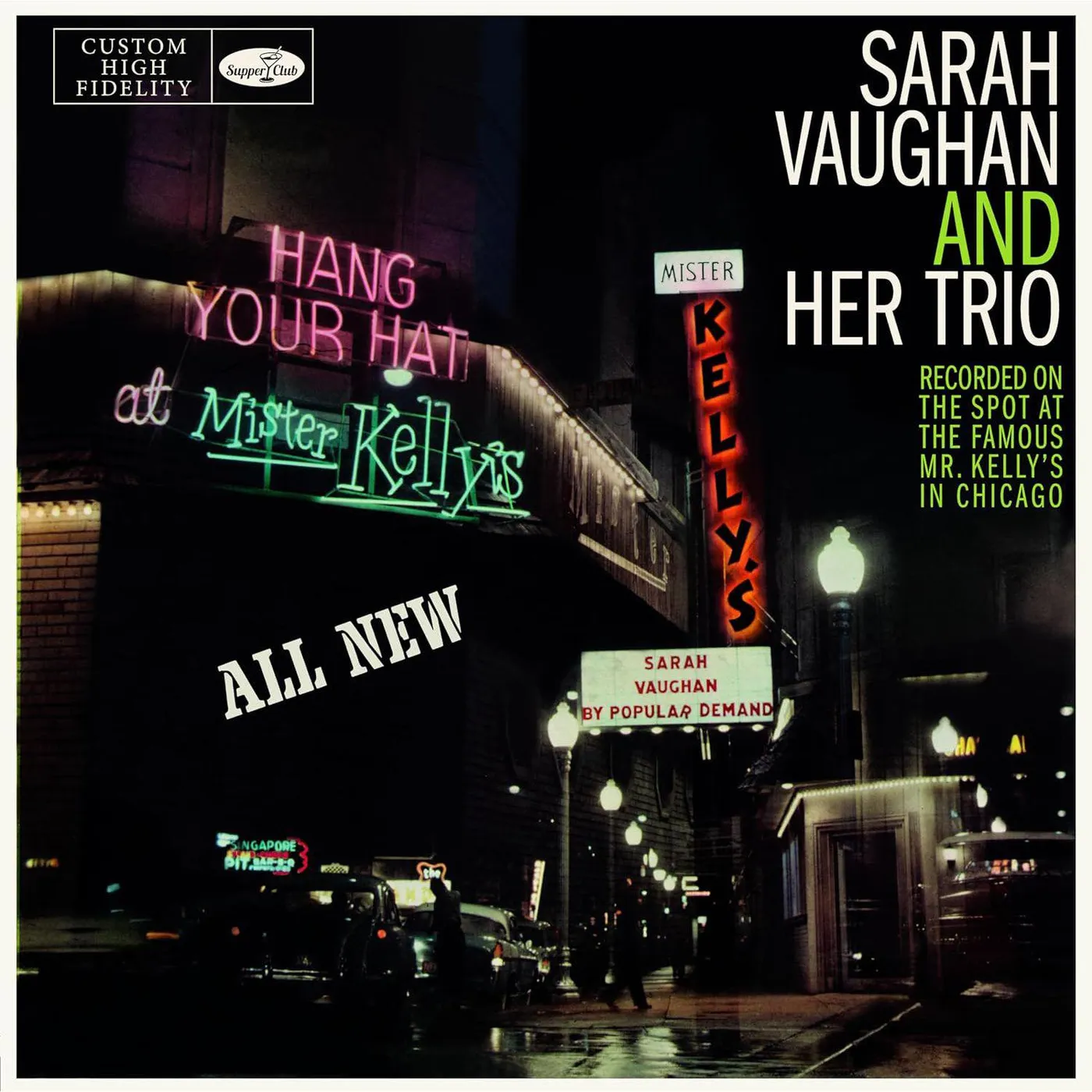 Sarah Vaughan & Her Trio At Mister Kelly's (Limited Tracks/180G) Vinyl Record