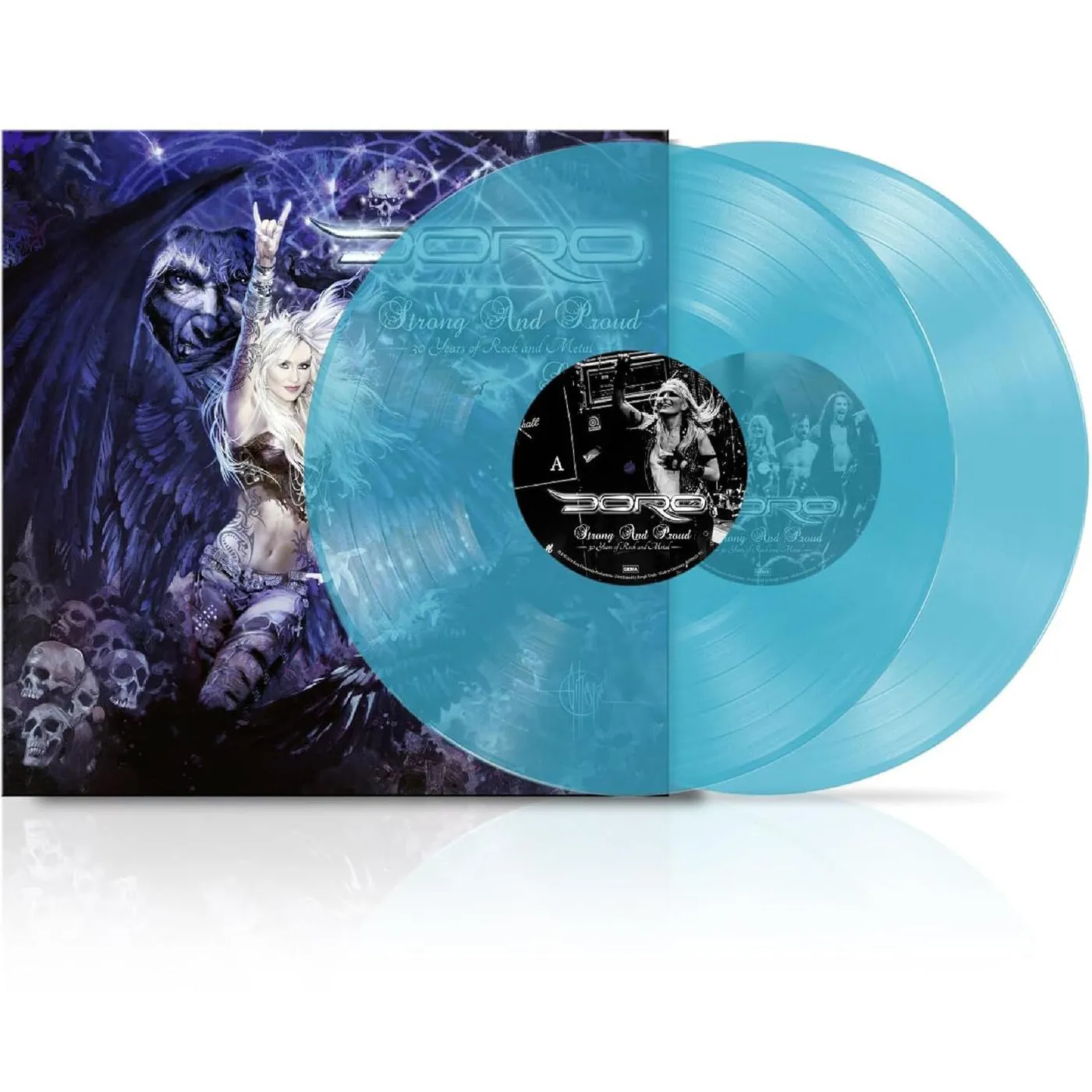 Doro Strong & Proud (2Lp/Transparent Curacao) Vinyl Record