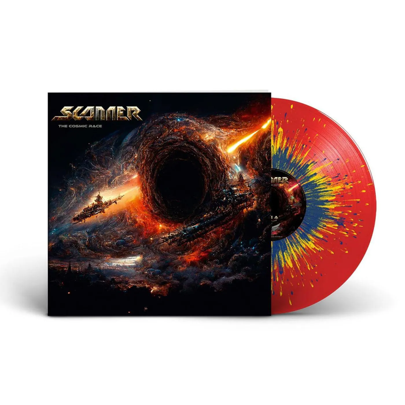 Scanner The Cosmic Race (Blue/Red/Yellow Splatter) Vinyl Record