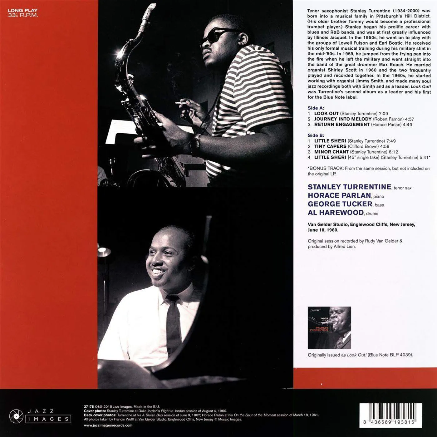 Stanley Turrentine  Look Out! (180G) Vinyl Record