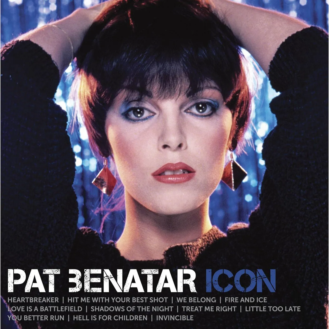 Pat Benatar Icon (Blue) Vinyl Record