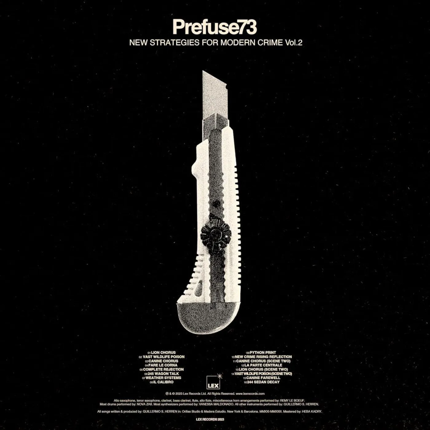 Prefuse 73 New Strategies for Modern Crime Vol. 1 & 2 (2LP/Colored) Vinyl Record