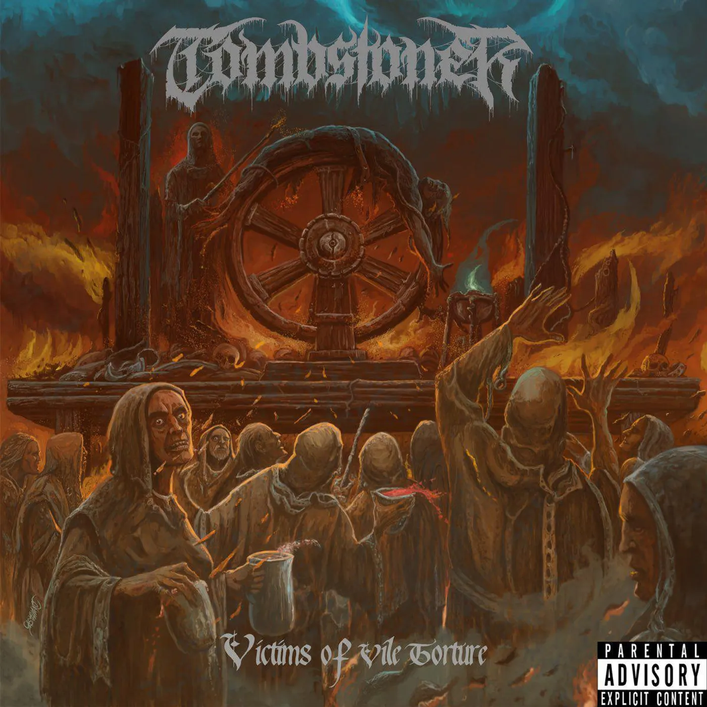 Tombstoner Victims Of Vile Torture Vinyl Record