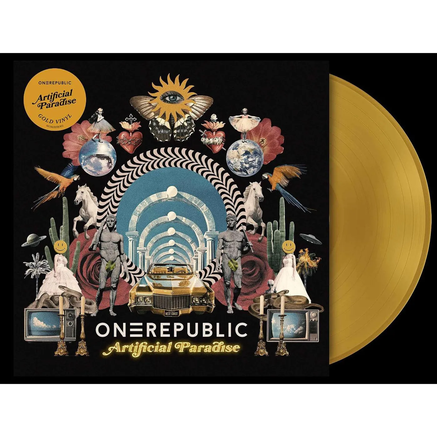 OneRepublic ARTIFICIAL PARADISE (GOLD VINYL) Vinyl Record