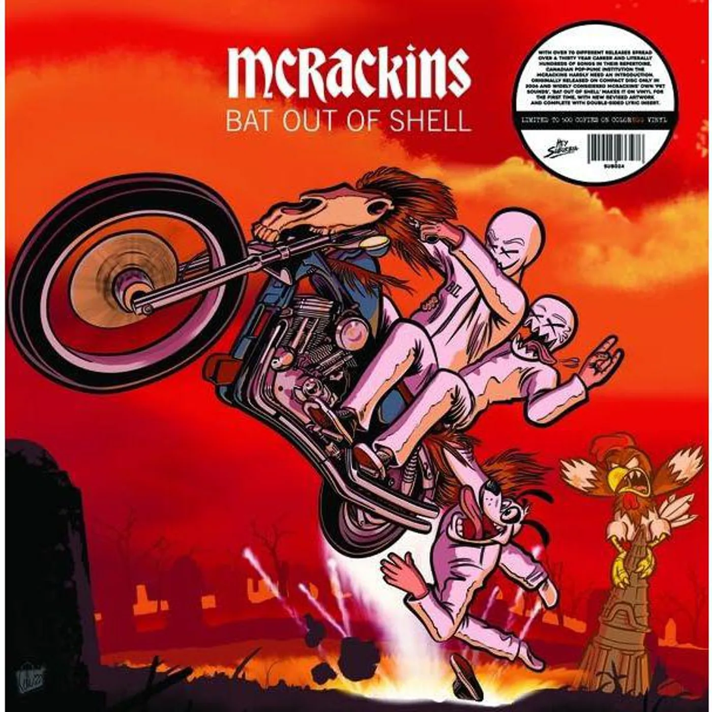McRackins Bat Out Of Shell Vinyl Record
