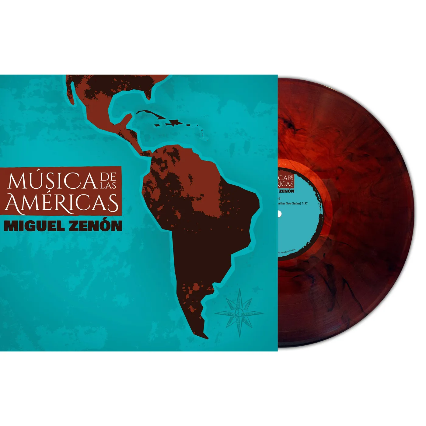 Miguel Zenón Musica De Las Americas (Marbled Red) Vinyl Record