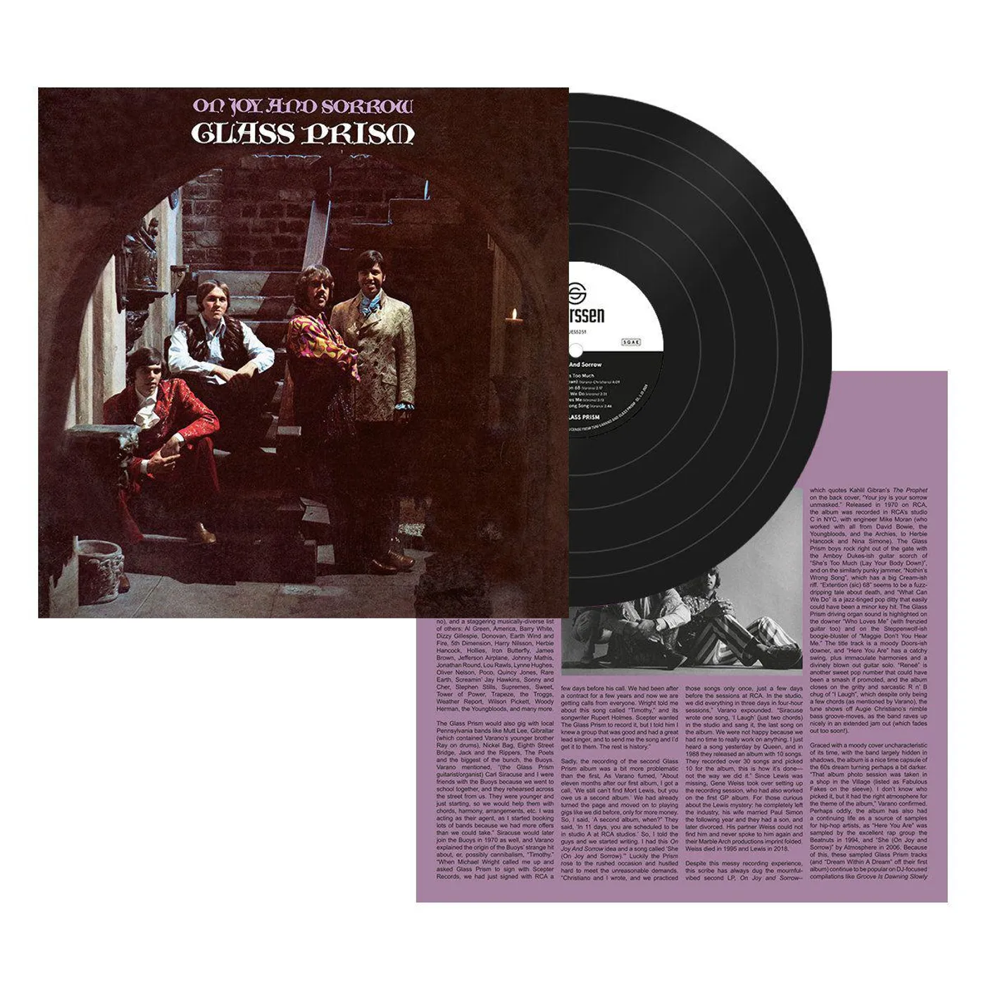 The Glass Prism On Joy & Sorrow Vinyl Record