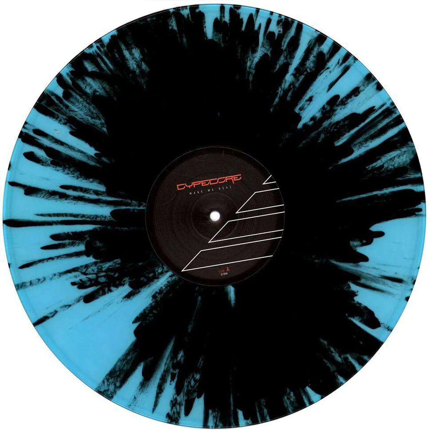 Cypecore Make Me Real (Blue Translucent Black Splatter) Vinyl Record