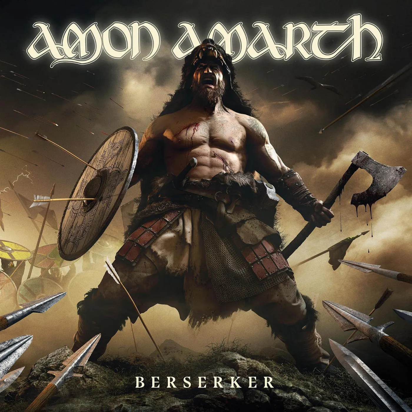 Amon Amarth Berserker (2LP/Beige) Vinyl Record