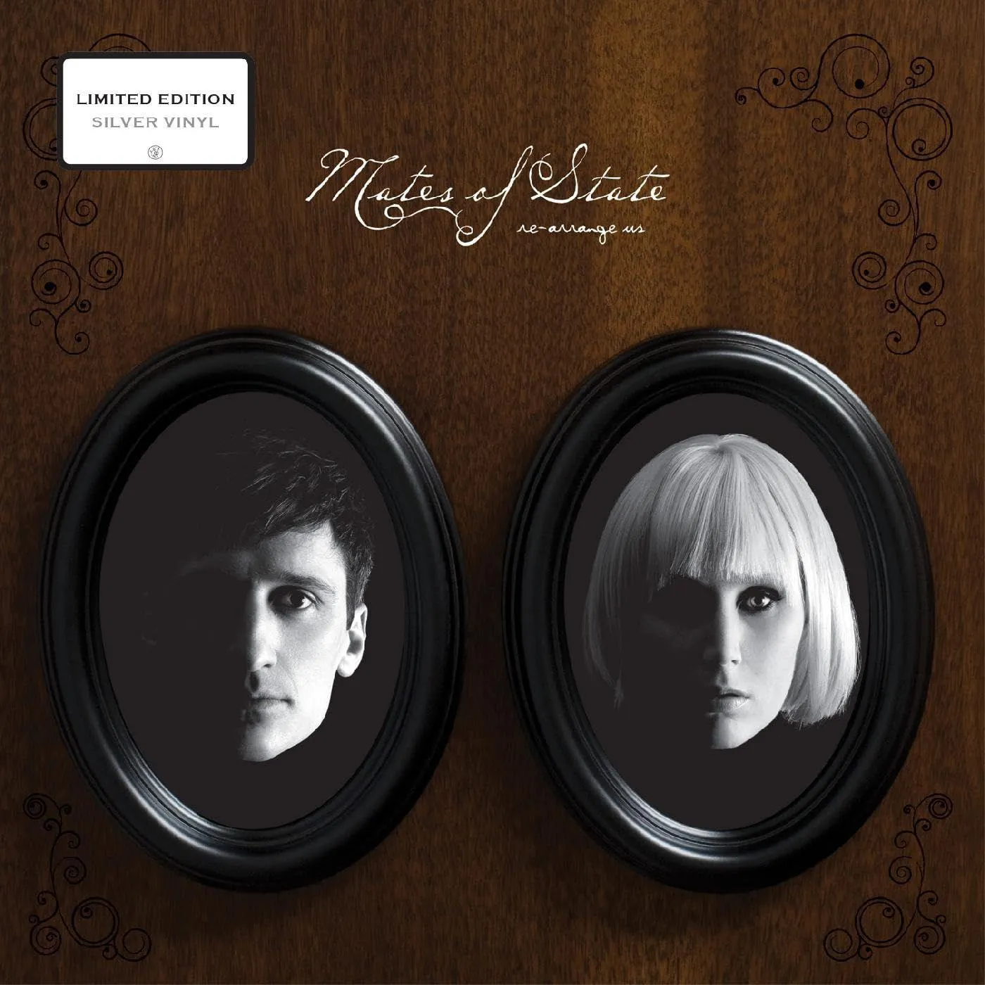 Mates of State Re-arrange Us (Silver) Vinyl Record