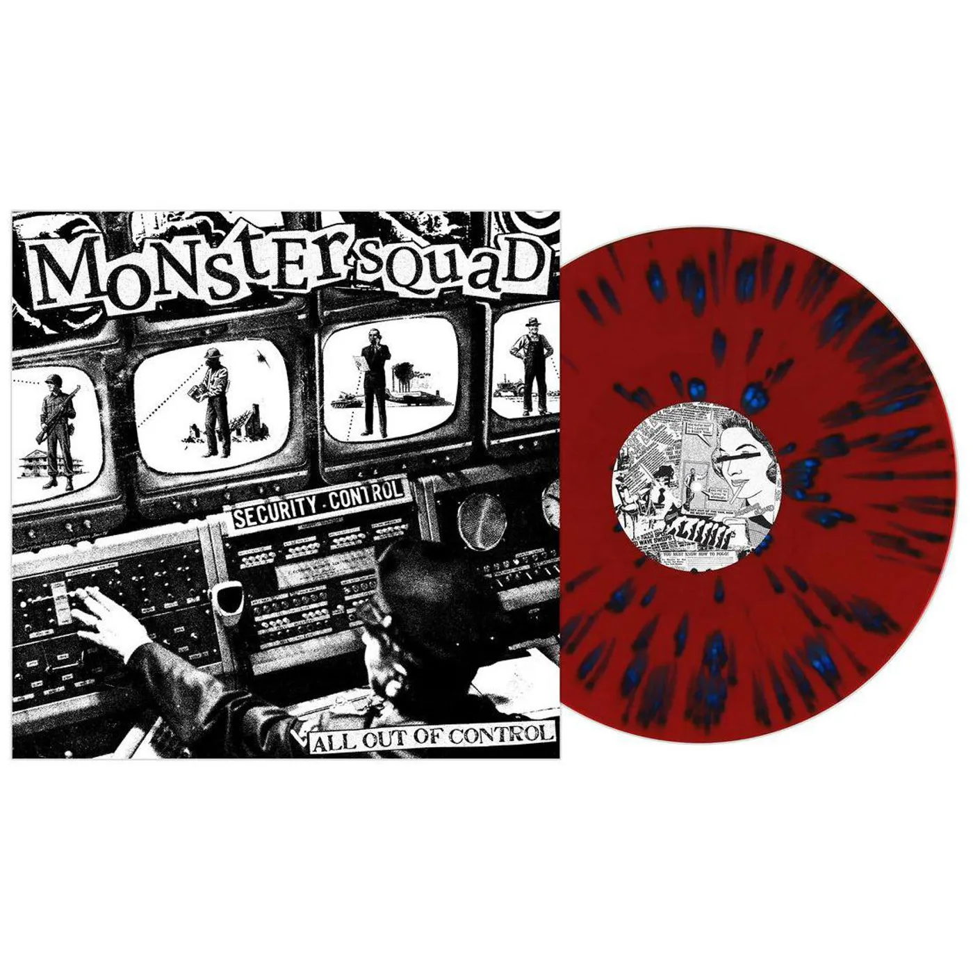 Monster Squad All Out Of Control (Magenta W/ Cyan Splatter) Vinyl Record