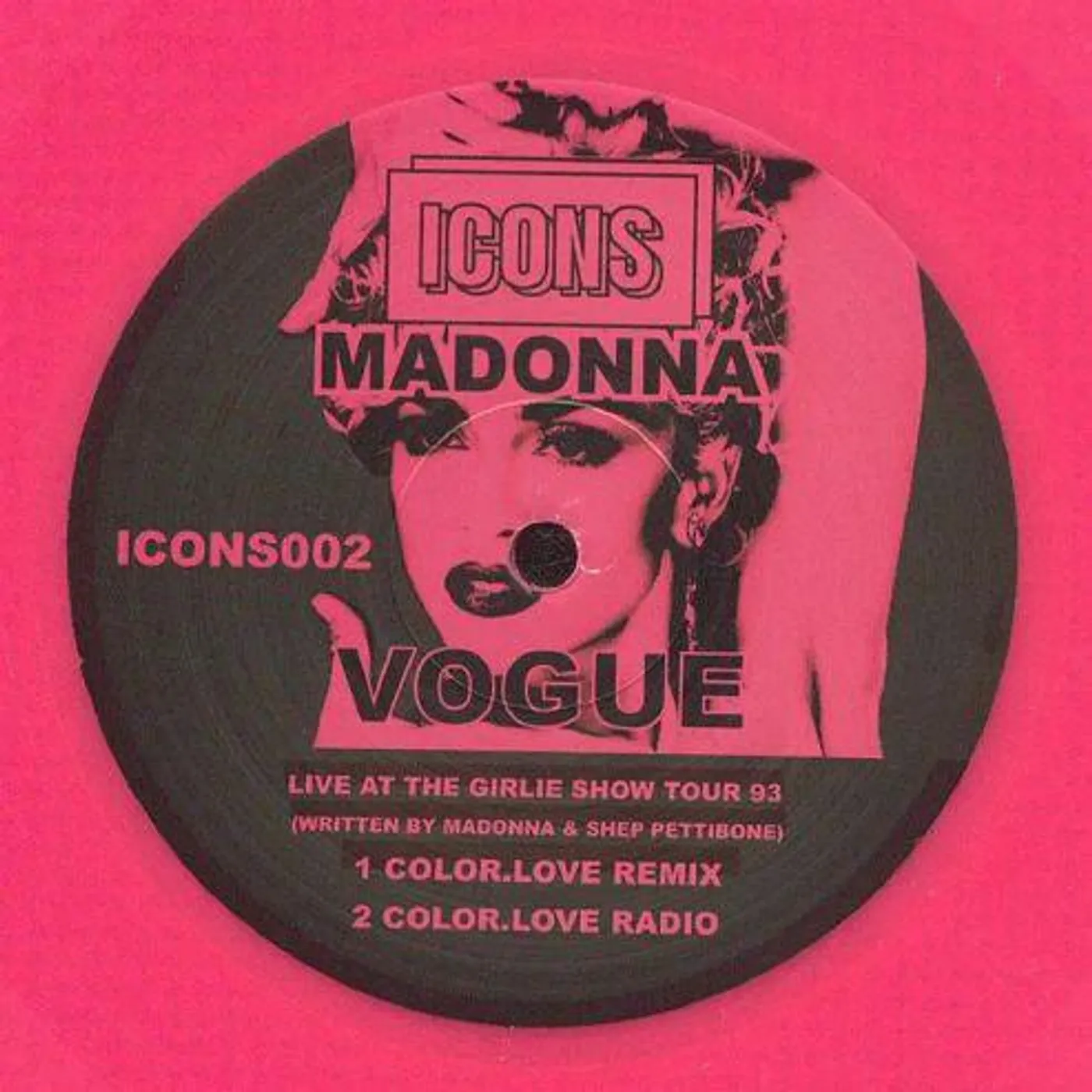 Madonna Vogue (Hot Pink) Vinyl Record