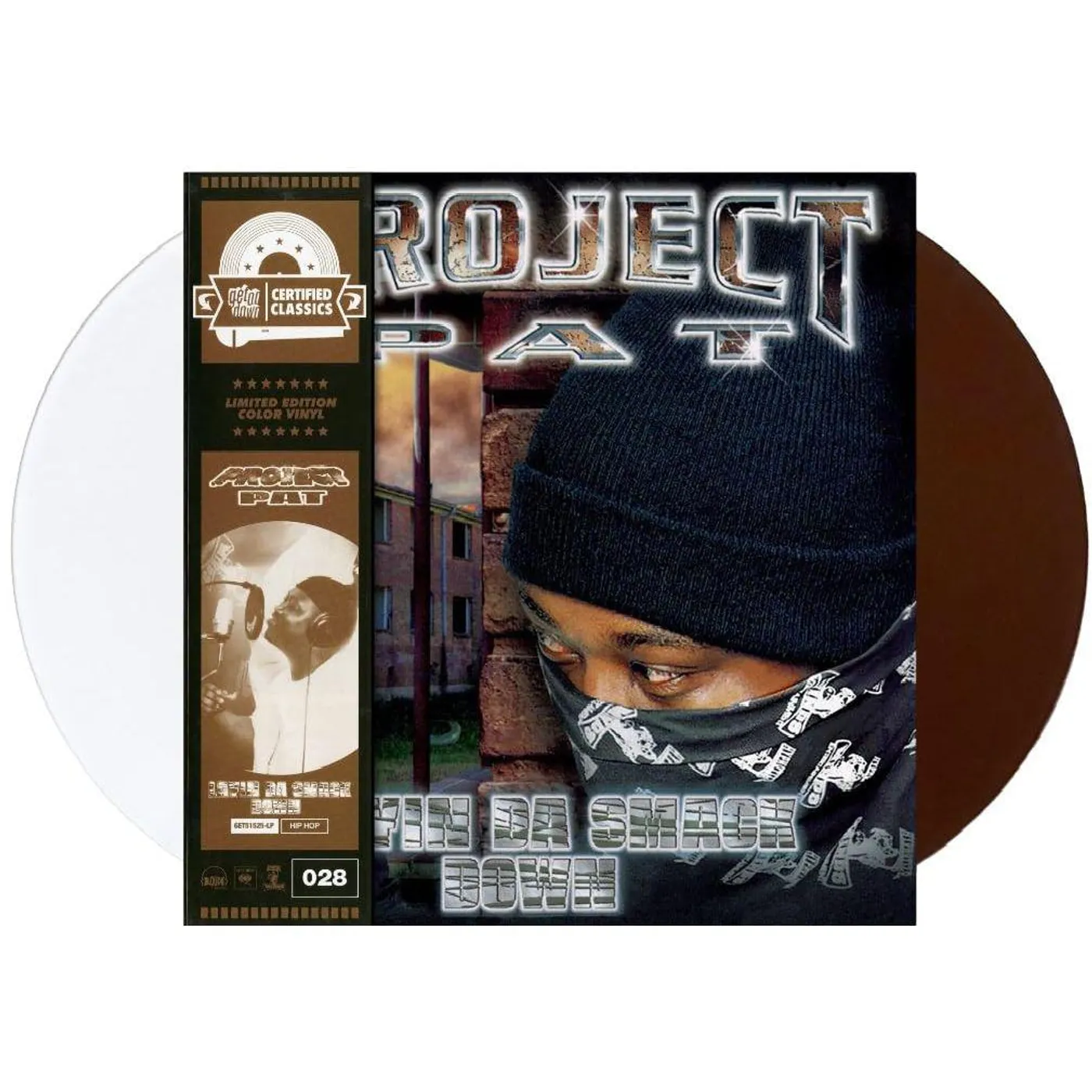 Project Pat Layin Da Smack Down (Brown & White/2LP) Vinyl Record
