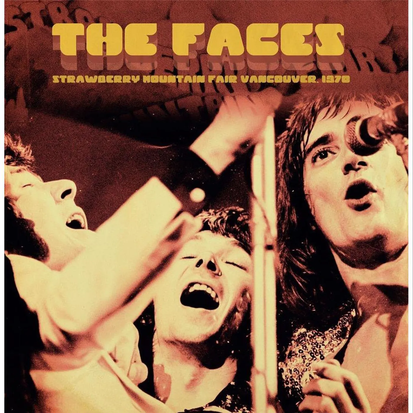 Faces Strawberry Mountain Fair, Vancouver 1970 (180g/Yellow) Vinyl Record