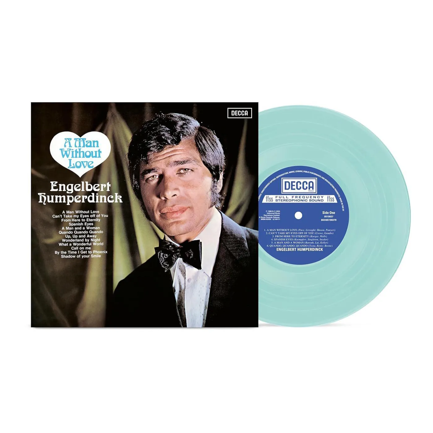 Engelbert Humperdinck Man Without Love (Turquoise) Vinyl Record