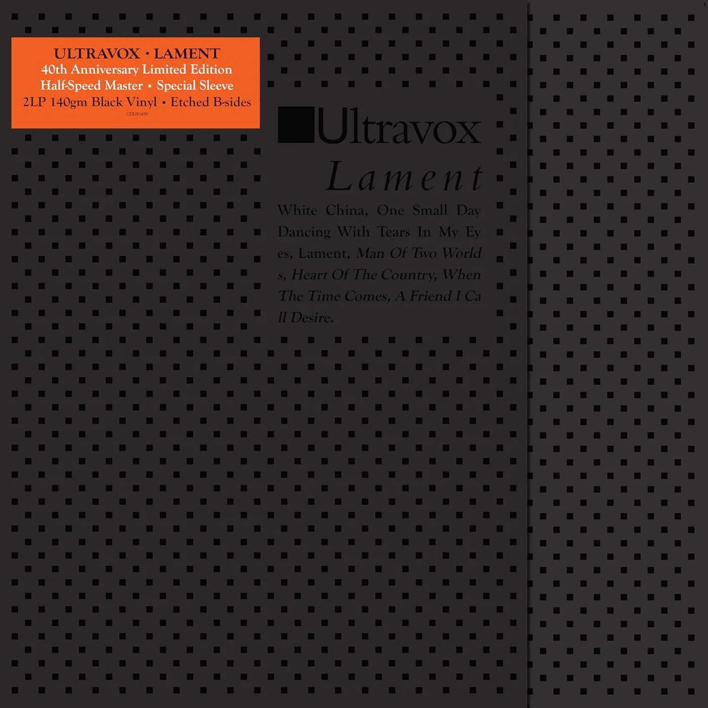 Ultravox Lament (Limited/Deluxe/2LP/40th Anniversary) Vinyl Record