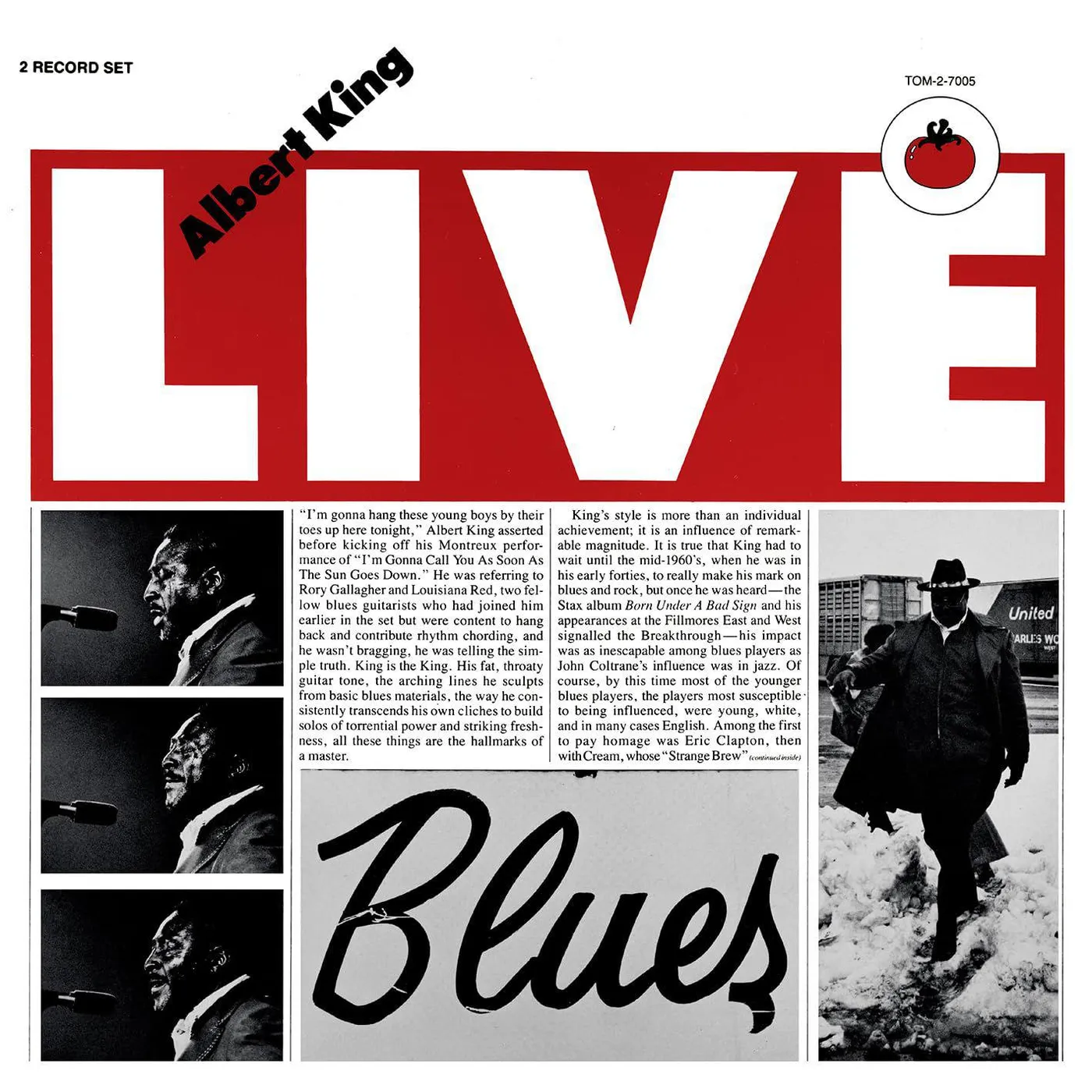 Albert King ALBERT LIVE (2LP/WHITE VINYL/DELUXE) Vinyl Record Albert King Albert King ALBERT LIVE (2LP/WHITE VINYL/DELUXE) Vinyl Record