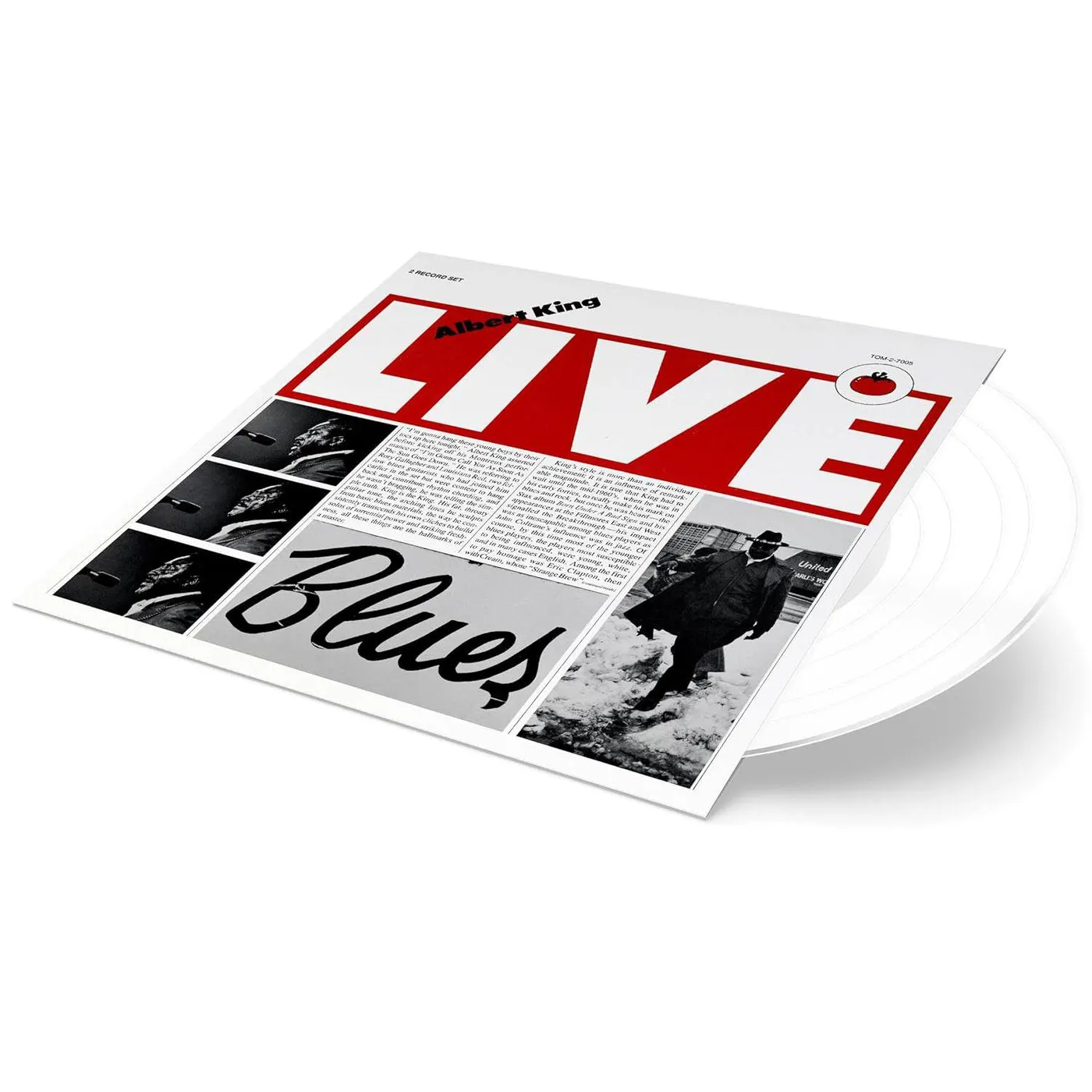 Albert King ALBERT LIVE (2LP/WHITE VINYL/DELUXE) Vinyl Record Albert King Albert King ALBERT LIVE (2LP/WHITE VINYL/DELUXE) Vinyl Record