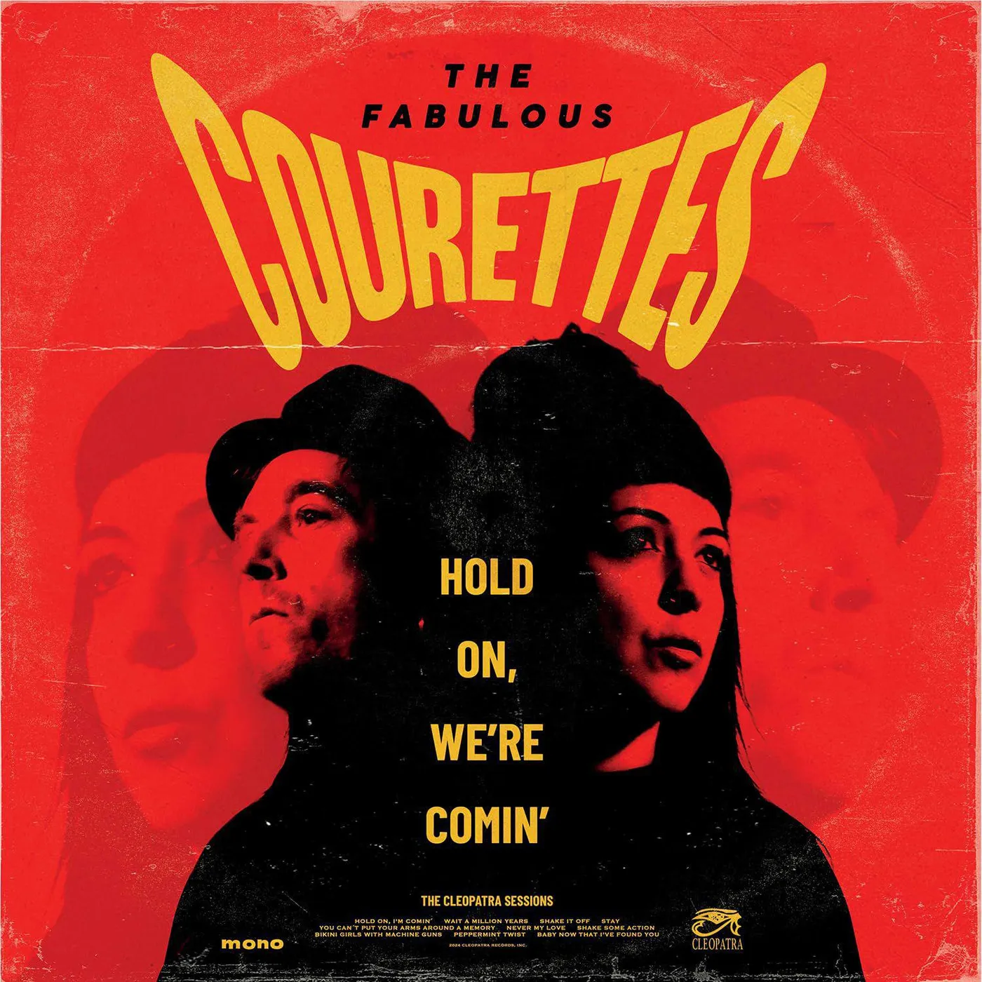 The Courettes Hold On We're Comin (Yellow) Vinyl Record