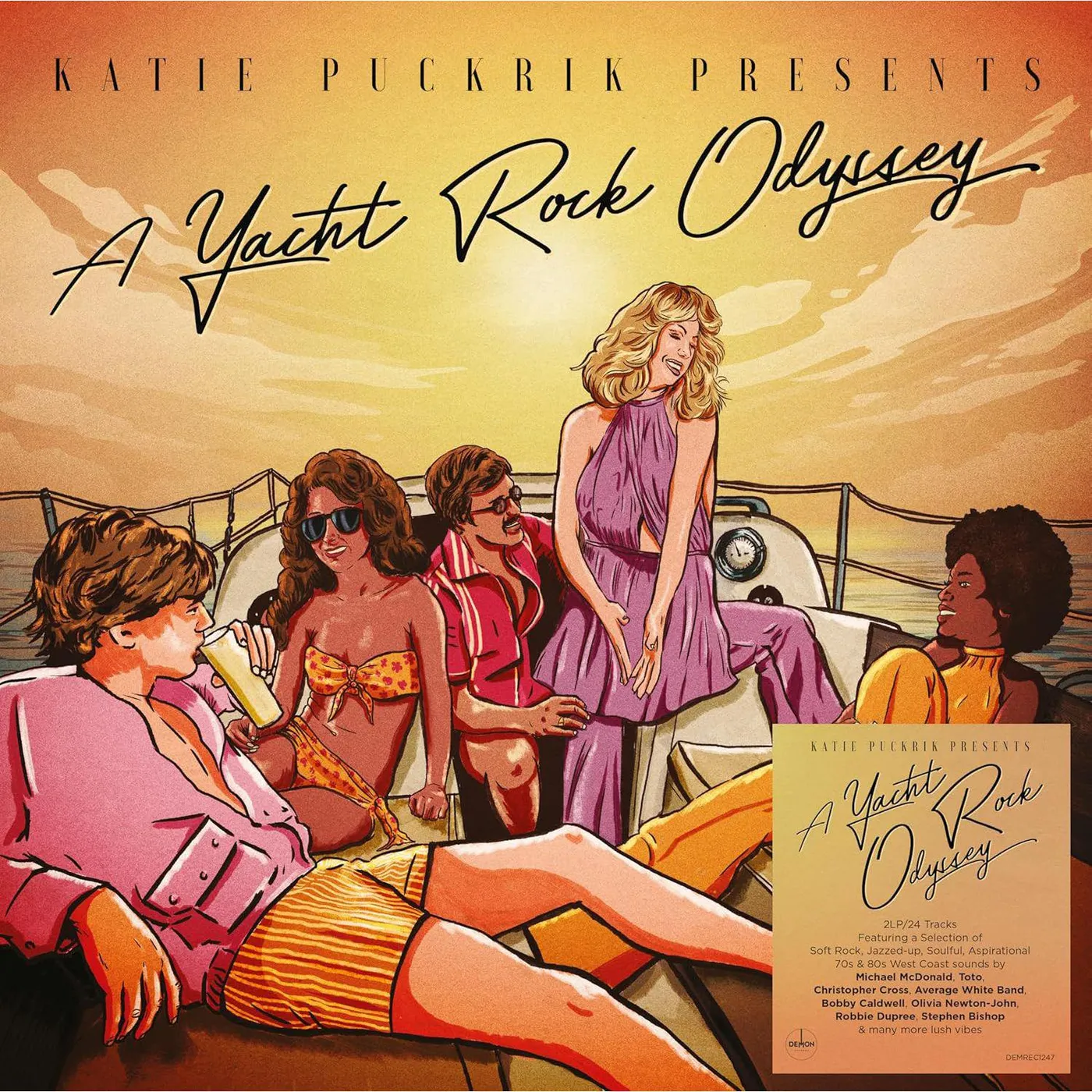 Various Artists  Katie Puckrik Presents A Yacht Rock Odyssey (2LP) Vinyl Record