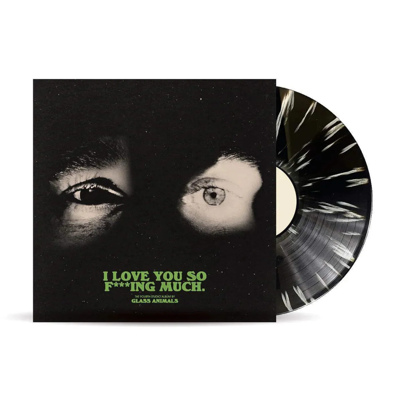 Glass Animals I Love You So F***ing Much (X) (Black/White Splatter) Vinyl Record