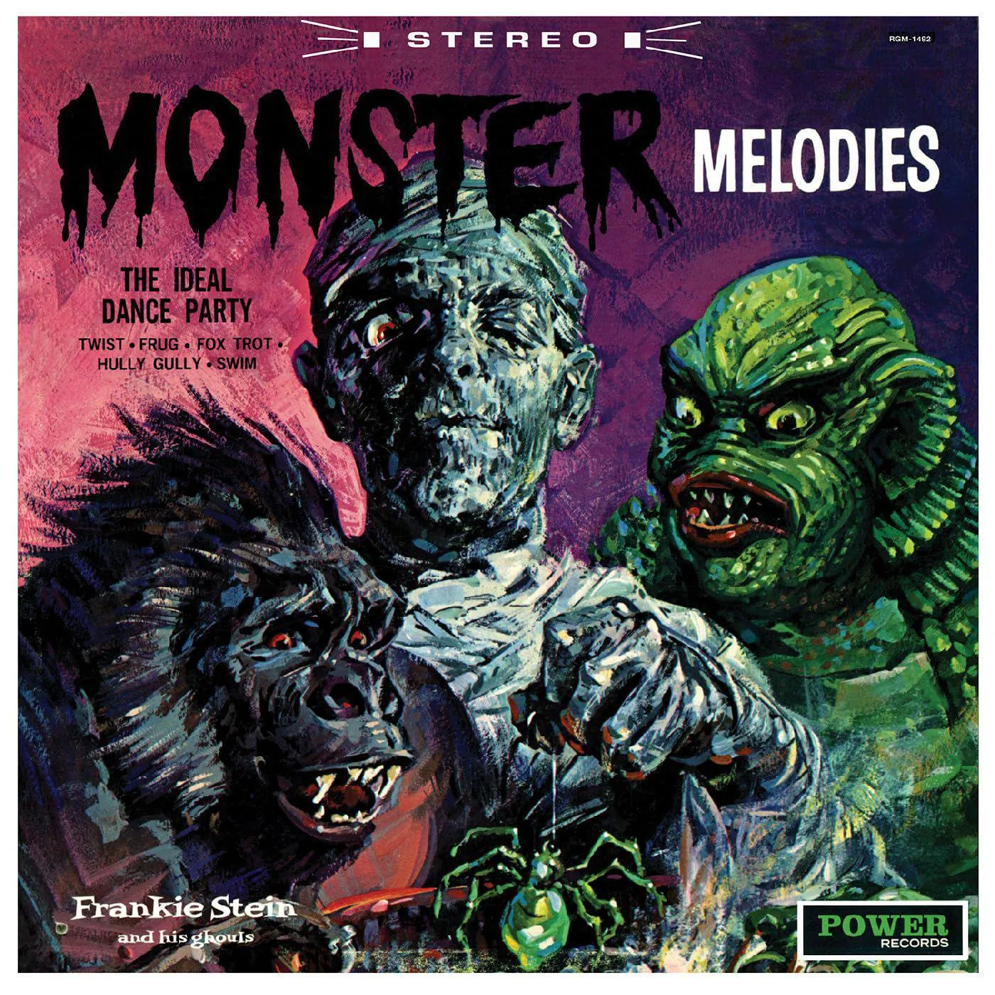 Frankie Stein and His Ghouls Monster Melodies (Radioactive Green) Vinyl Record