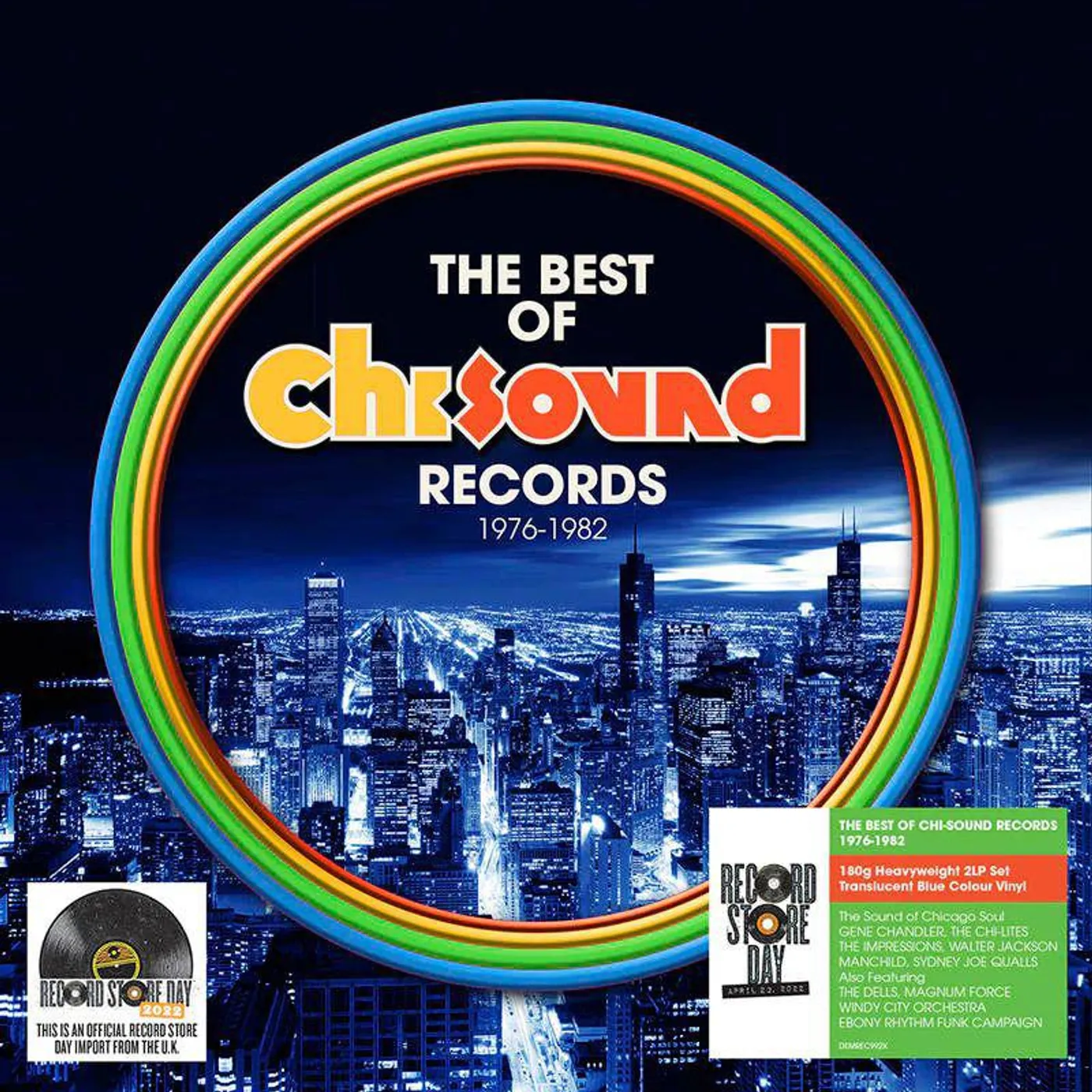 Various Artists  Best Of Chi-sound Records 1976-1983 (2lp/180g/translucent Blue Vinyl Record) (RSD)