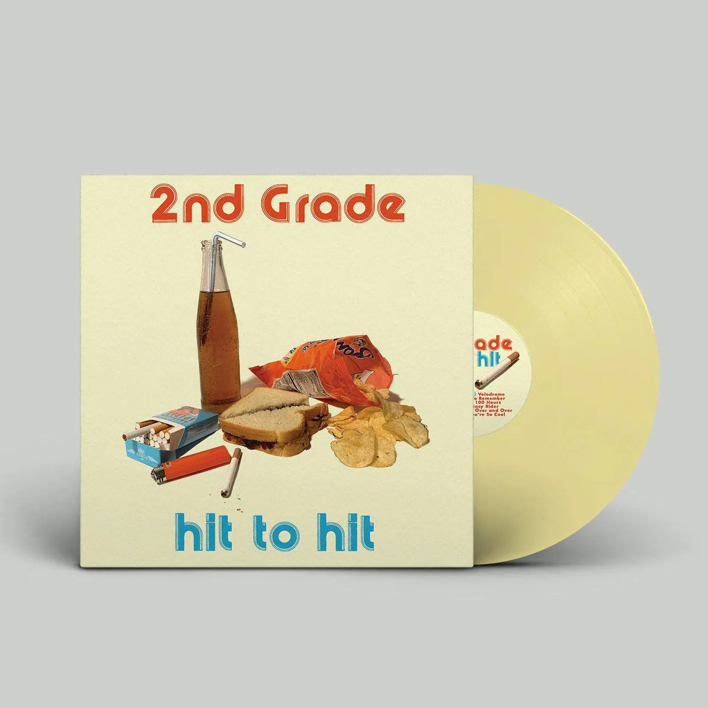2nd Grade HIT TO HIT (EASTER YELLOW VINYL/DL CARD) Vinyl Record