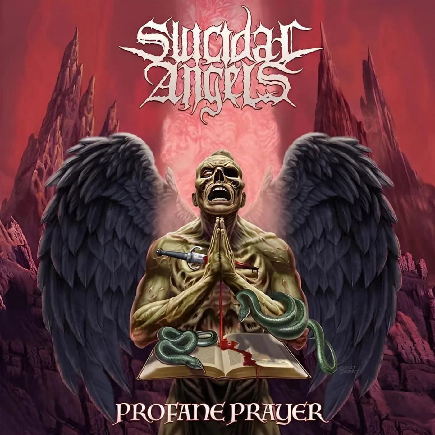 Suicidal Angels Profane Prayer (Solid Red) Vinyl Record