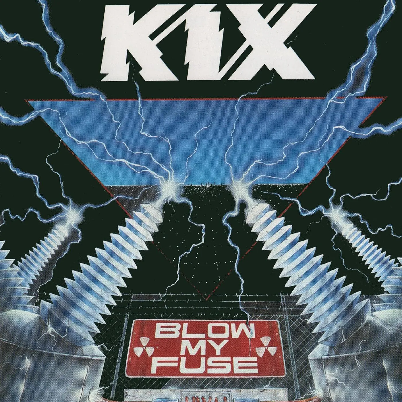 Kix Blow My Fuse (Aqua Blue/Limited Anniversary Edition) Vinyl Record