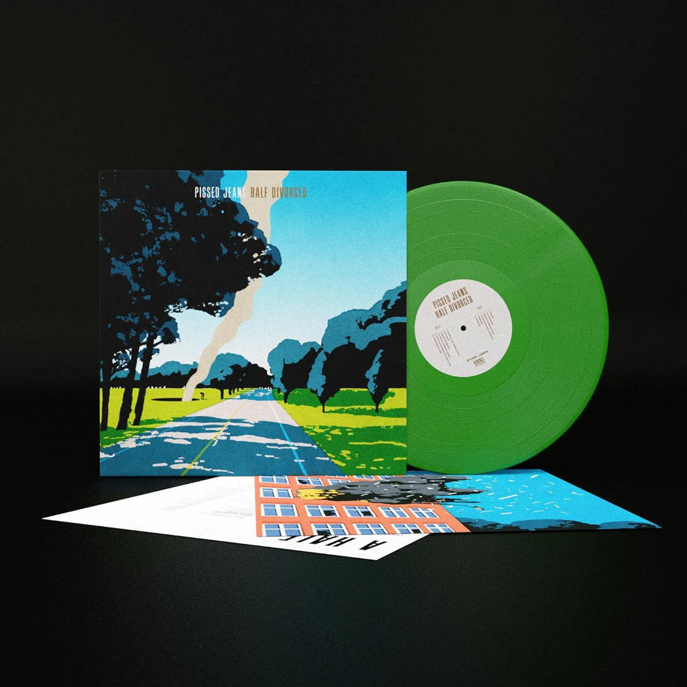 Pissed Jeans Half Divorced (Spotify Green) Vinyl Record