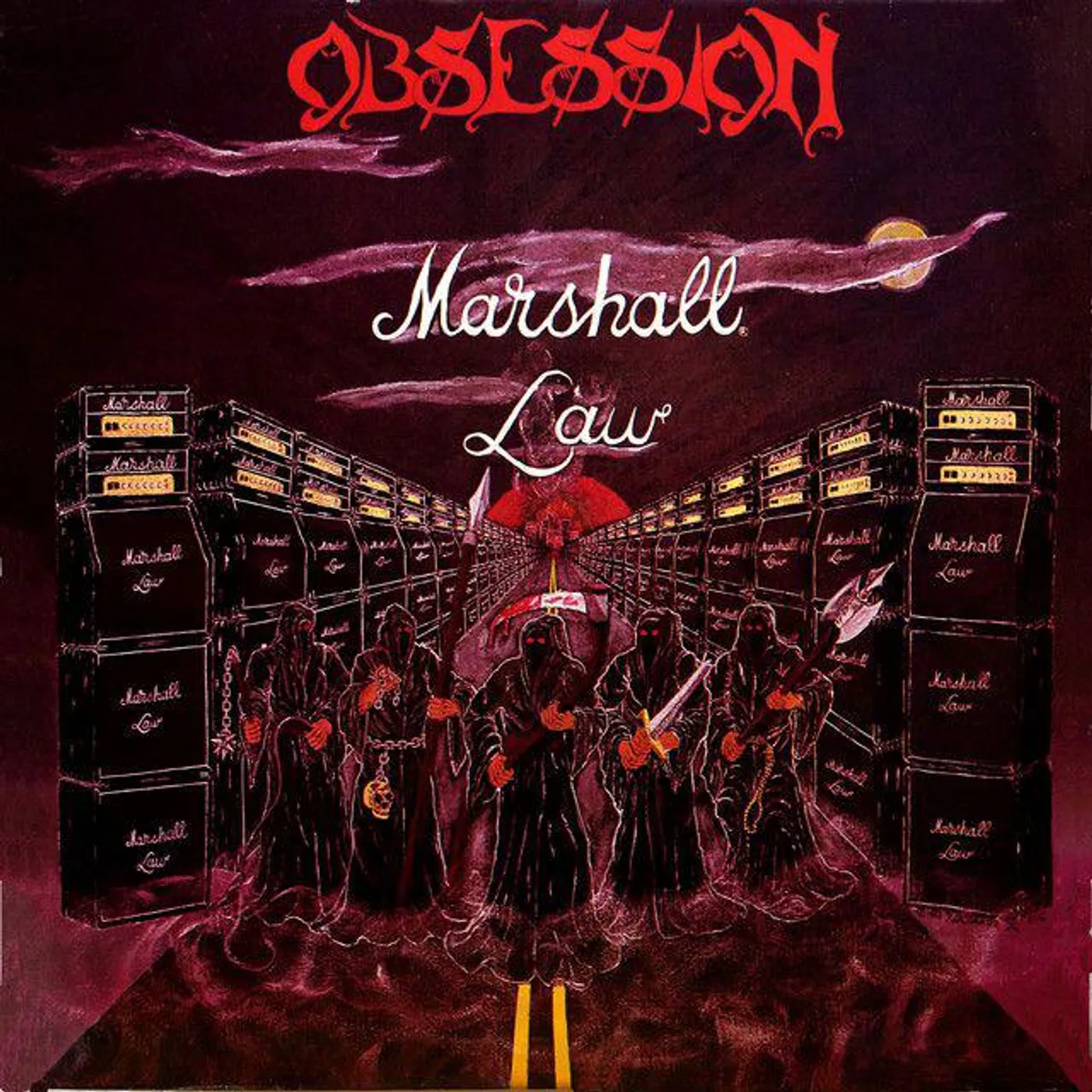 Obsession Marshall Law (Red) Vinyl Record