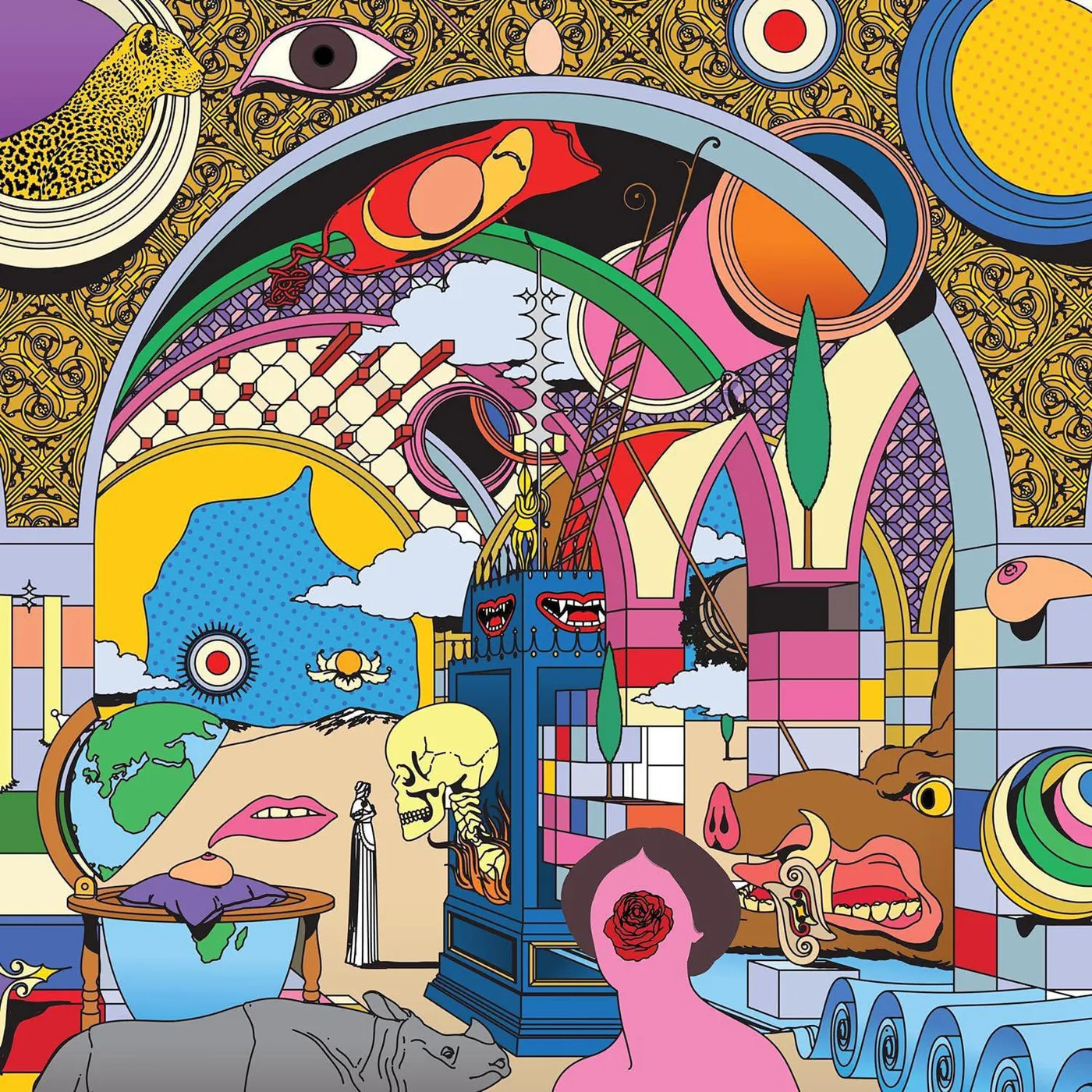 STRFKR Parallel Realms (2LP/Violet & Cobalt Blue) Vinyl Record