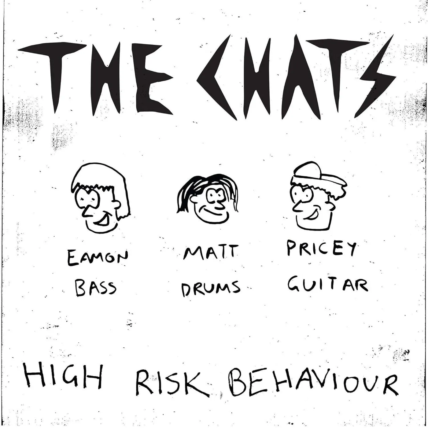 The Chats HIGH RISK BEHAVIOUR (Clear) Vinyl Record