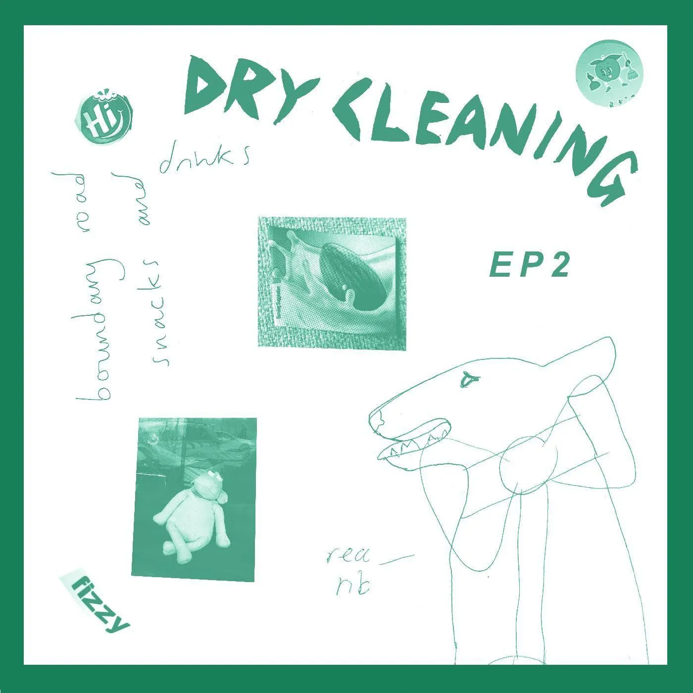 Dry Cleaning Boundary Road Snacks And Drinks/sweet Princess Ep (Clear Blue) Vinyl Record