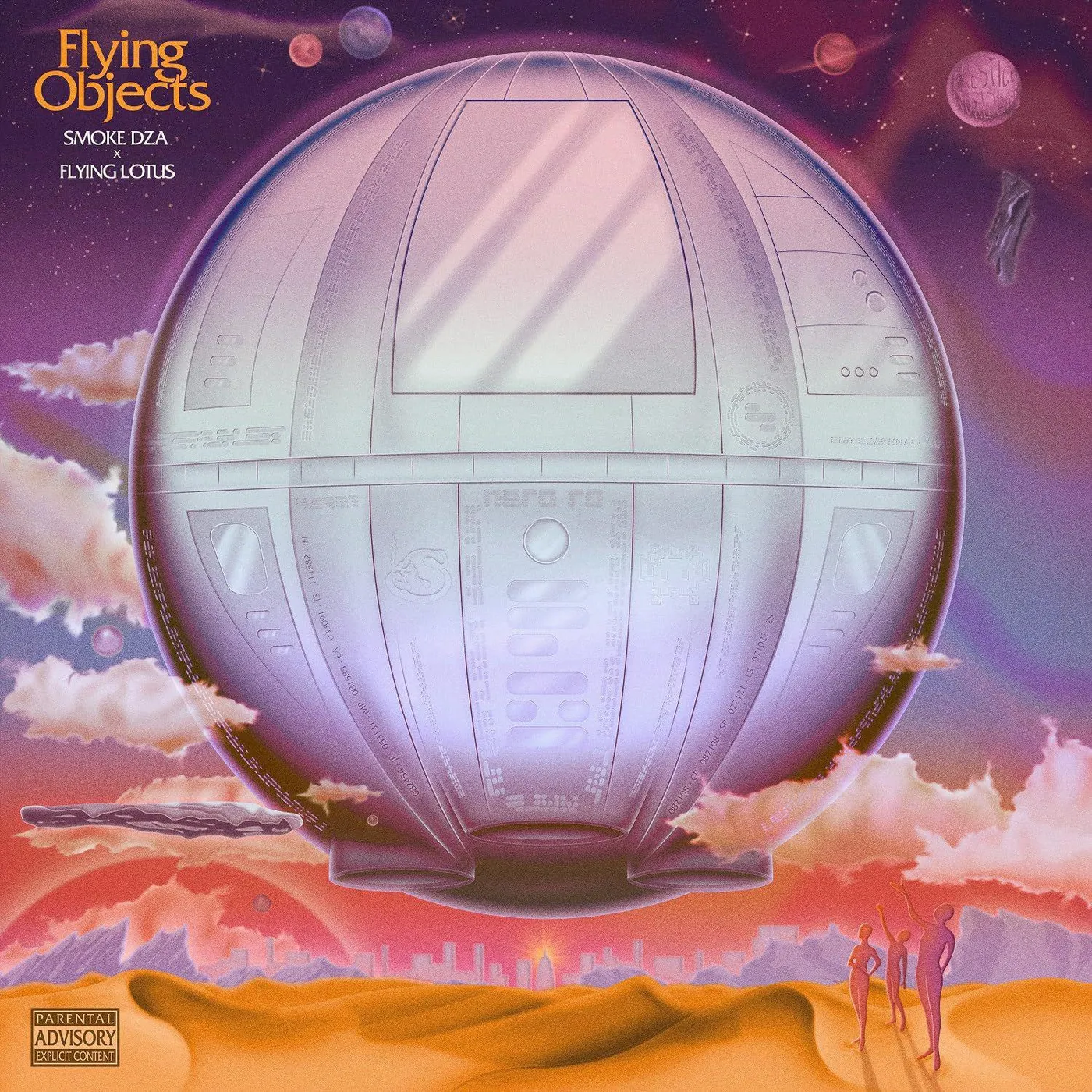 Smoke Dza & Flying Lotus Flying Objects Vinyl Record