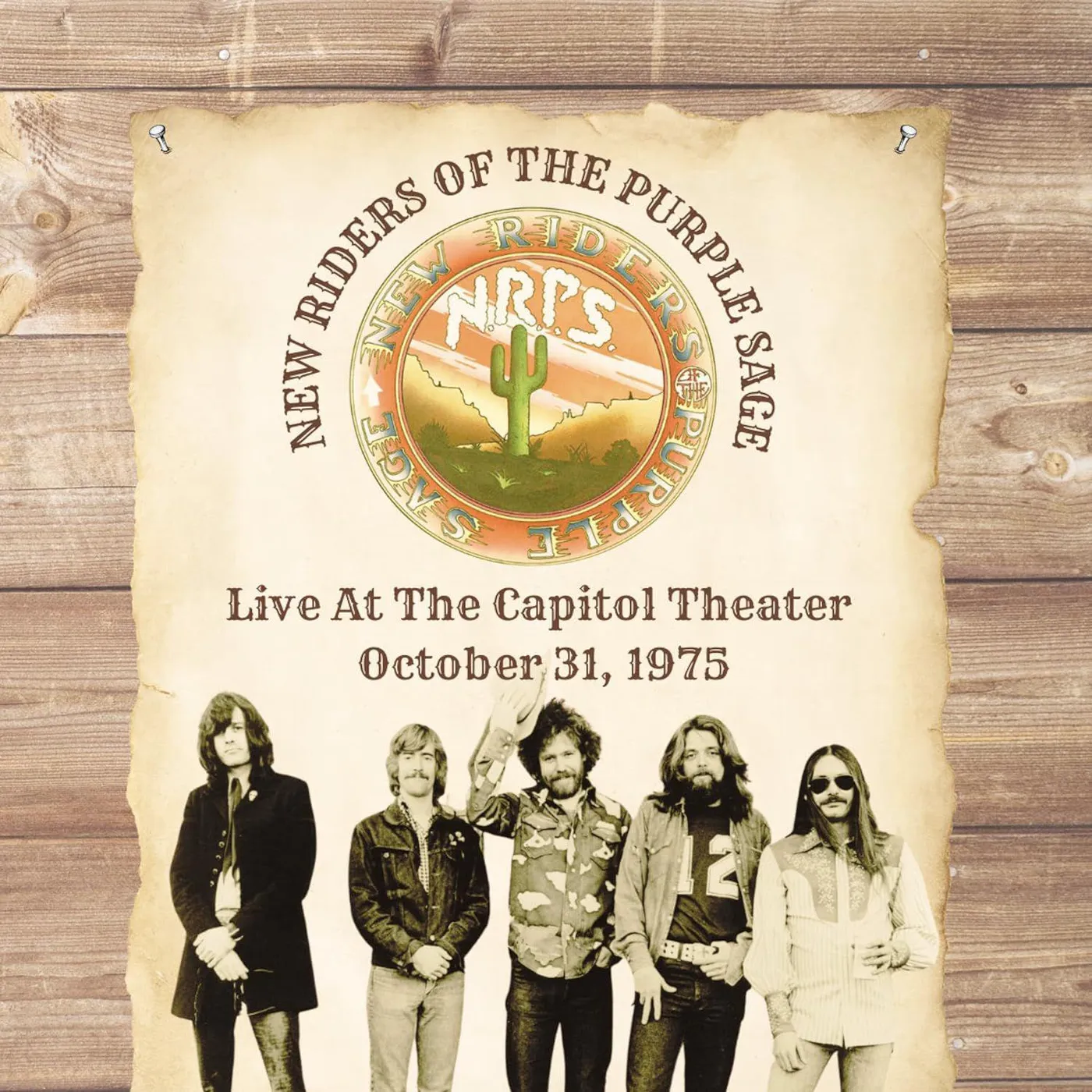 New Riders of the Purple Sage Live at the Capitol Theater - October 31, 1975 (Cream) Vinyl Record