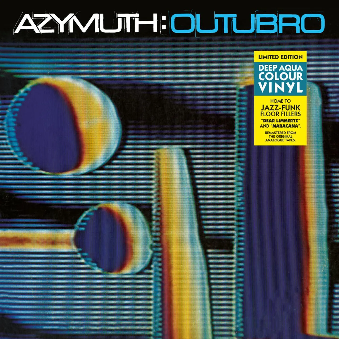 Azymuth Outubro (Blue) Vinyl Record