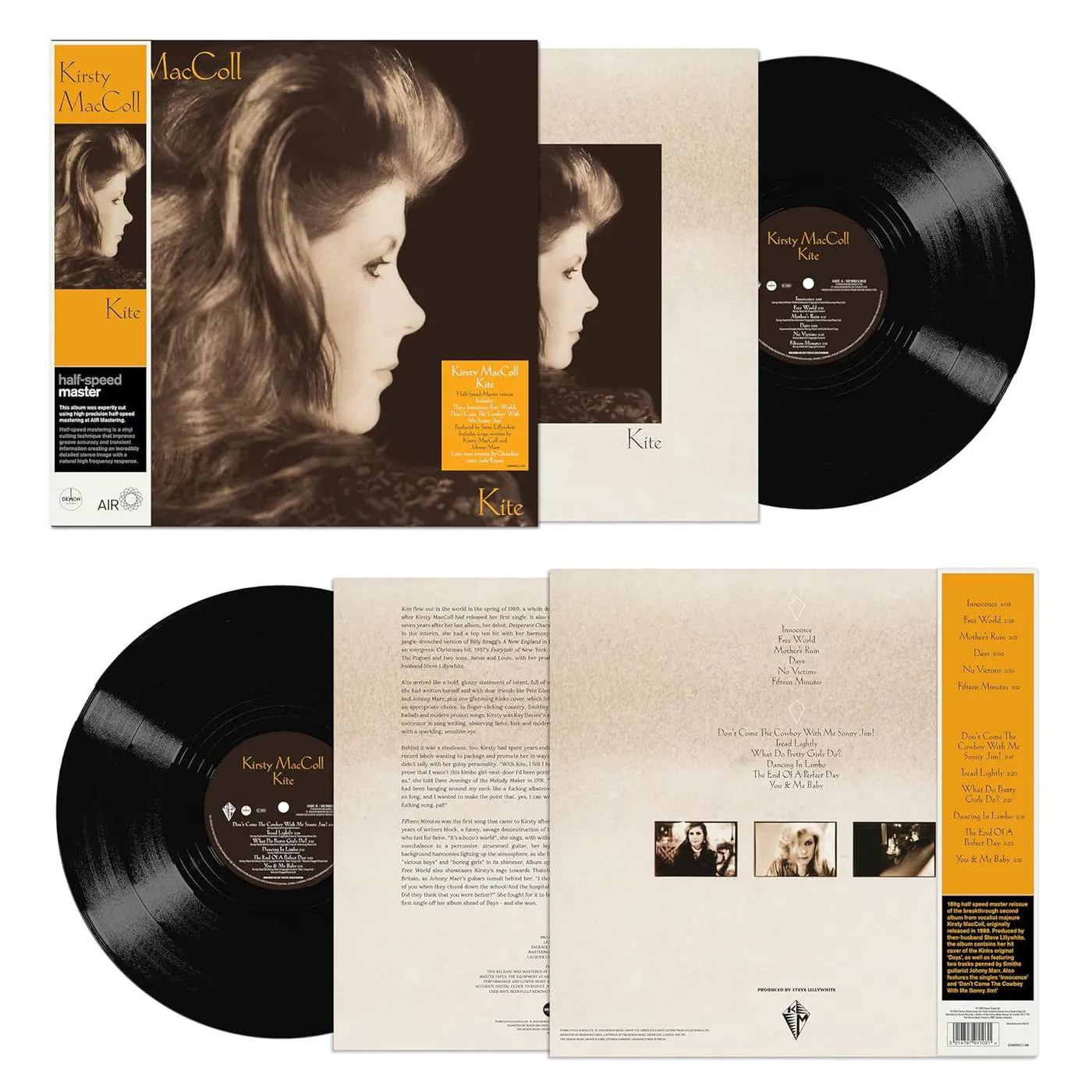 Kirsty MacColl KITE (HALF-SPEED MASTER/180G) Vinyl Record