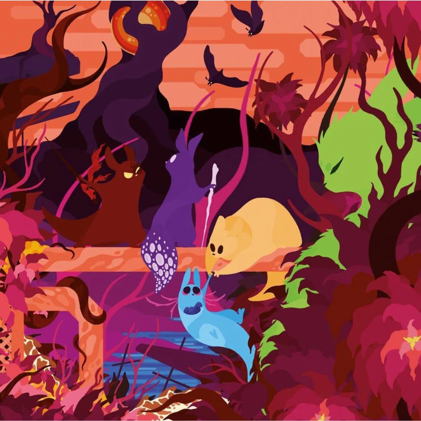 Various Artists  RAIN WORLD: DOWNPOUR (ORIGINAL GAME OST) (2LP/RANDOM COLORED VINYL) Vinyl Record