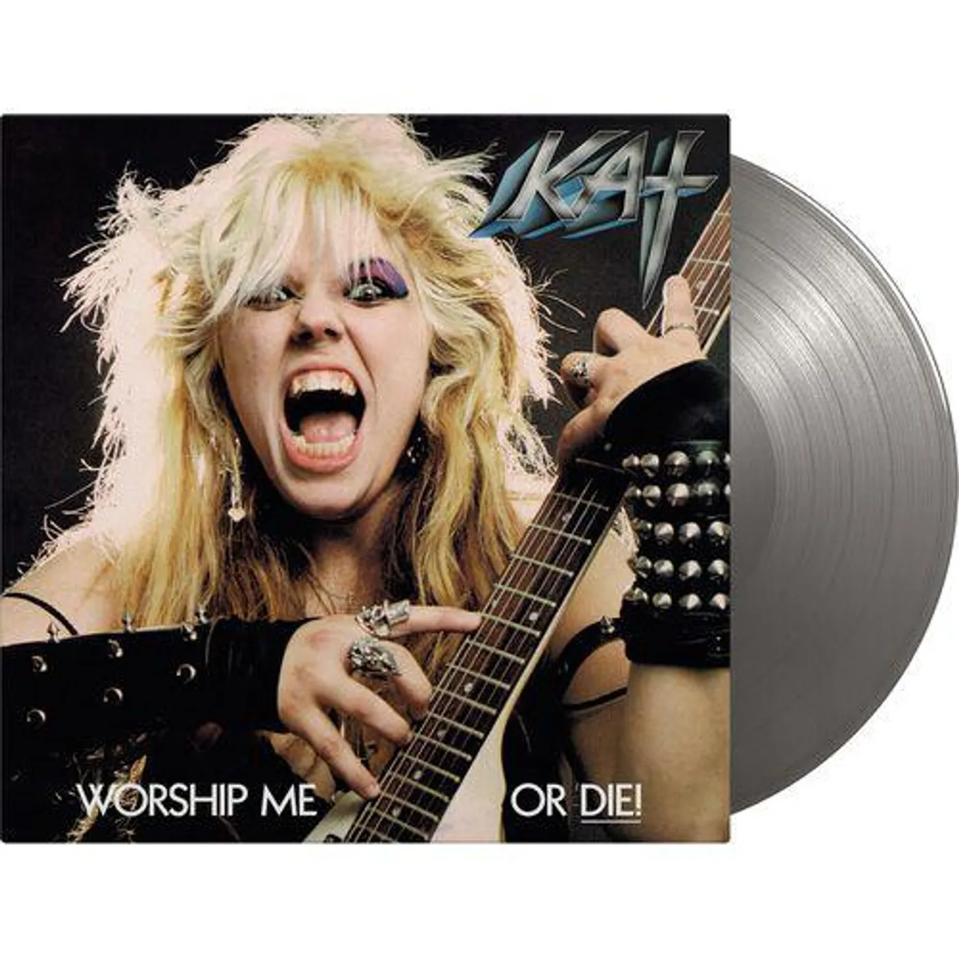 Great Kat WORSHIP ME OR DIE! (SILVER VINYL/180G) Vinyl Record