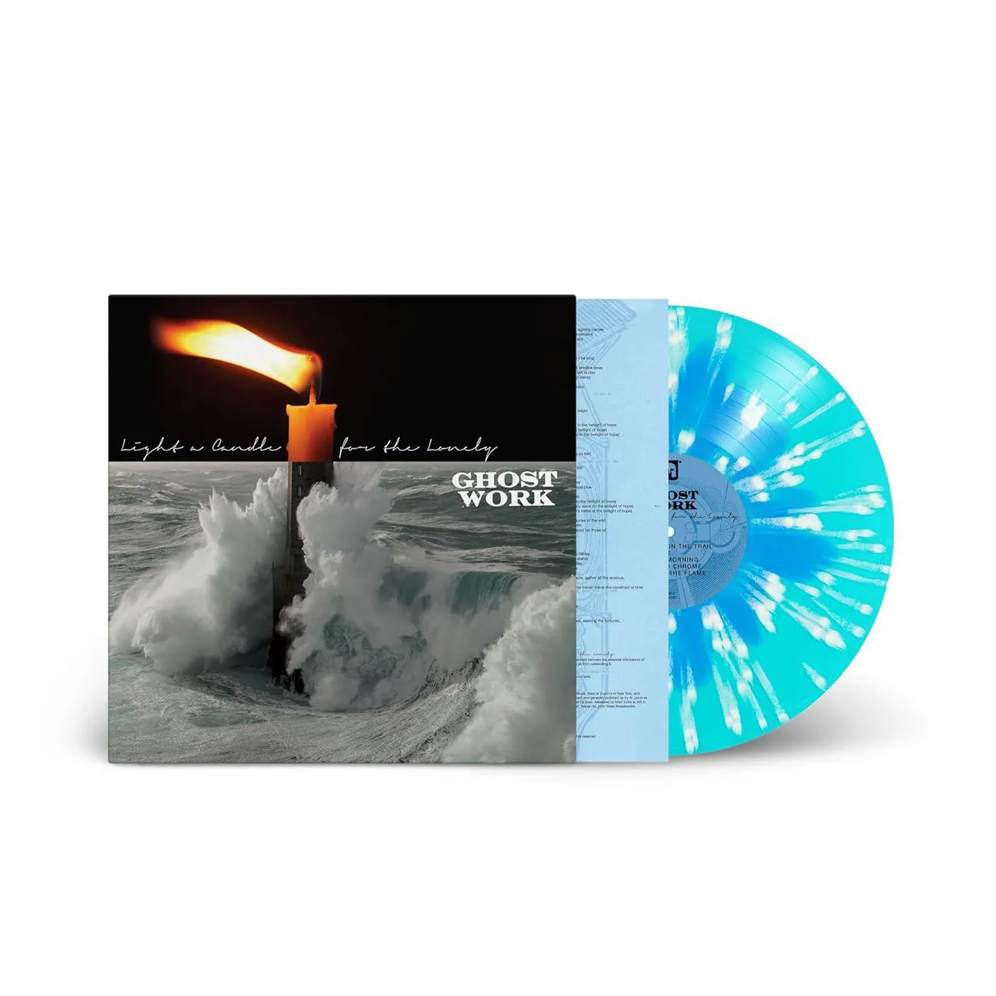 Ghost Work Light A Candle For The Lonely (Limited/Blue/White Splatter) Vinyl Record