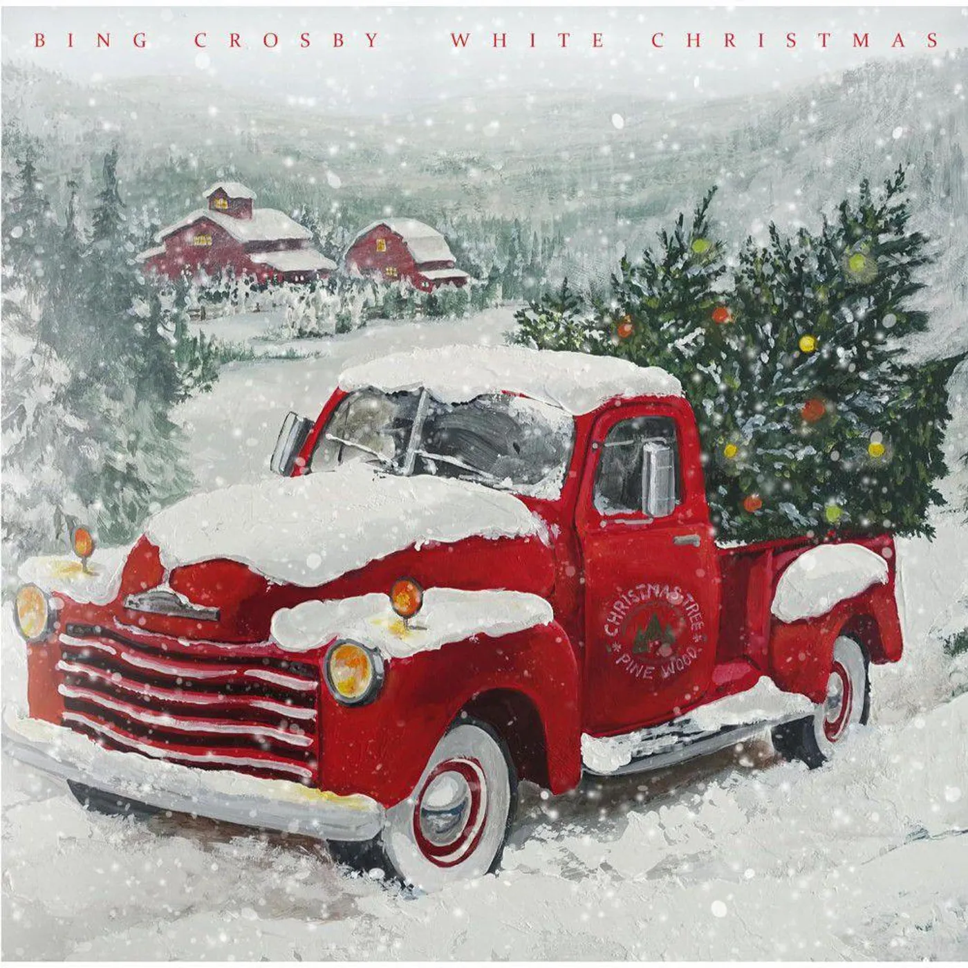 Bing Crosby White Christmas (White) Vinyl Record