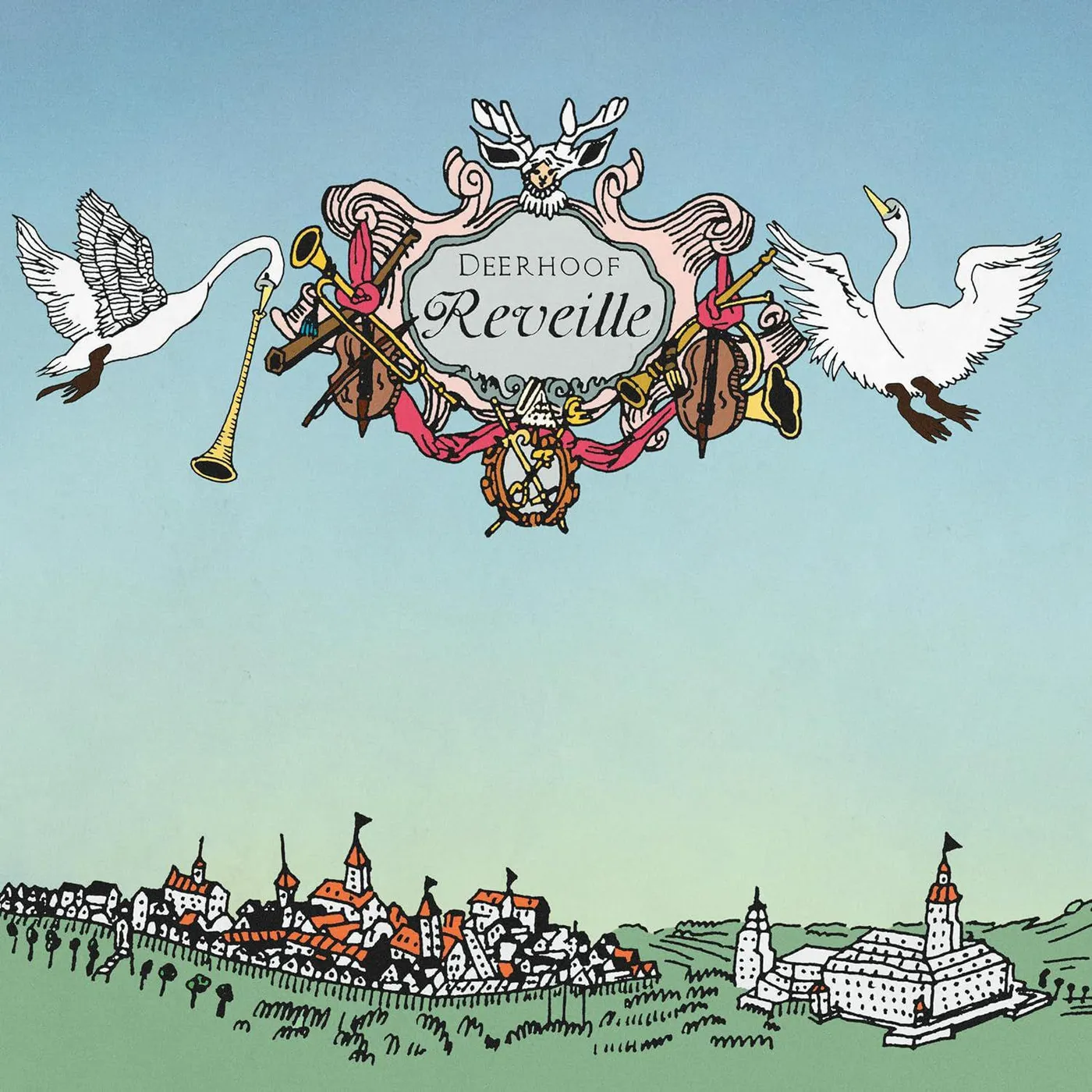 Deerhoof Reveille (Clear Sun) Vinyl Record