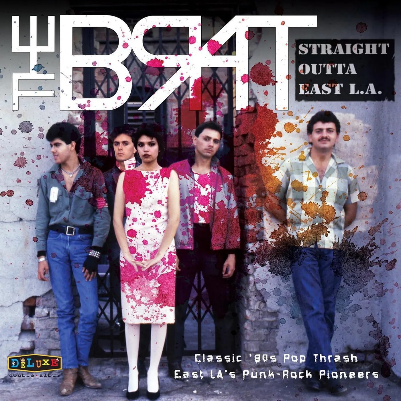 Brat Straight Outta East L.A. (Clear Red & Blue Swirl Vinyl/2LP) Vinyl Record