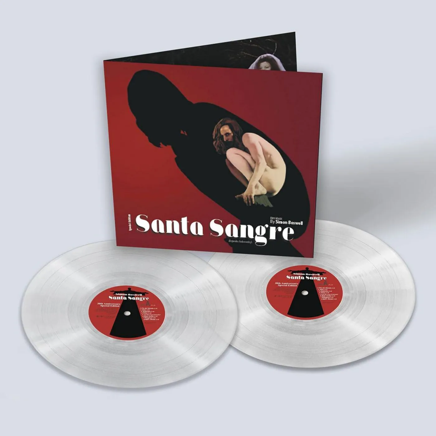Simon Boswell Santa Sangre Soundtrack: Limited Extended (2LP/Clear) Vinyl Record
