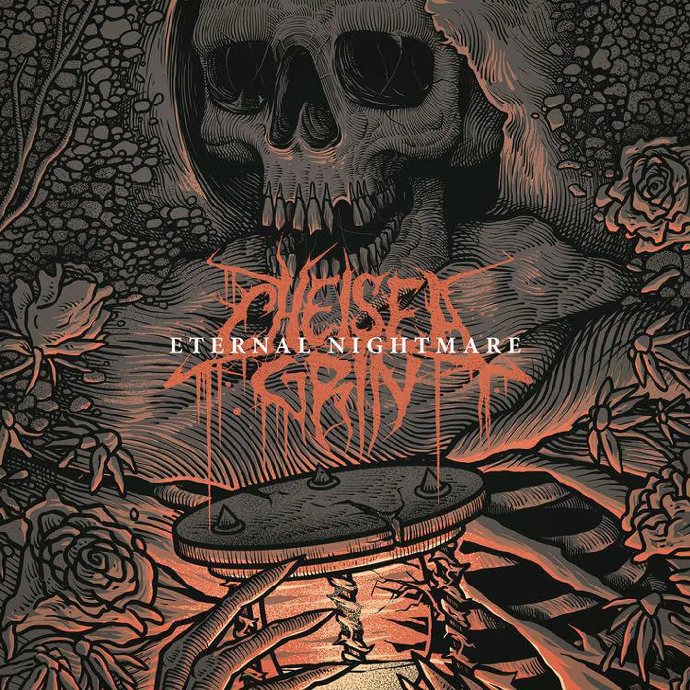 Chelsea Grin Eternal Nightmare (X) (Milky Clear W/ Black Splatter) Vinyl Record
