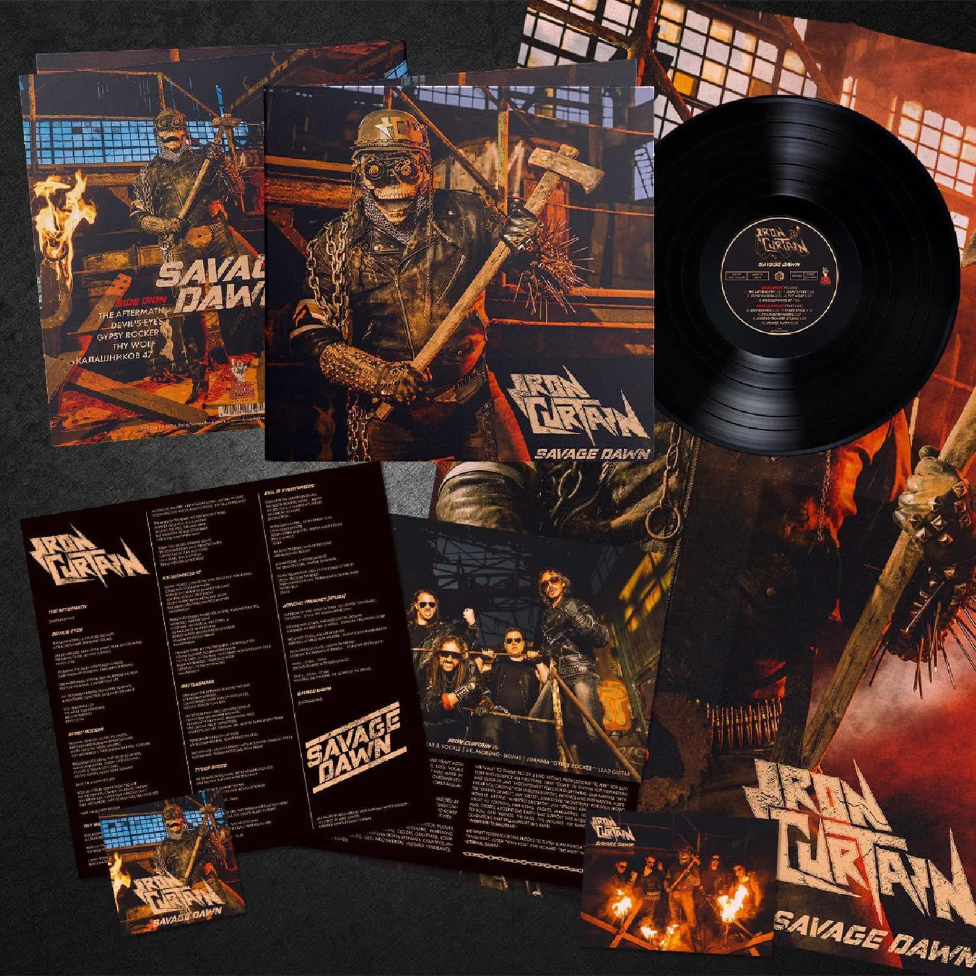 Iron Curtain Savage Dawn Vinyl Record