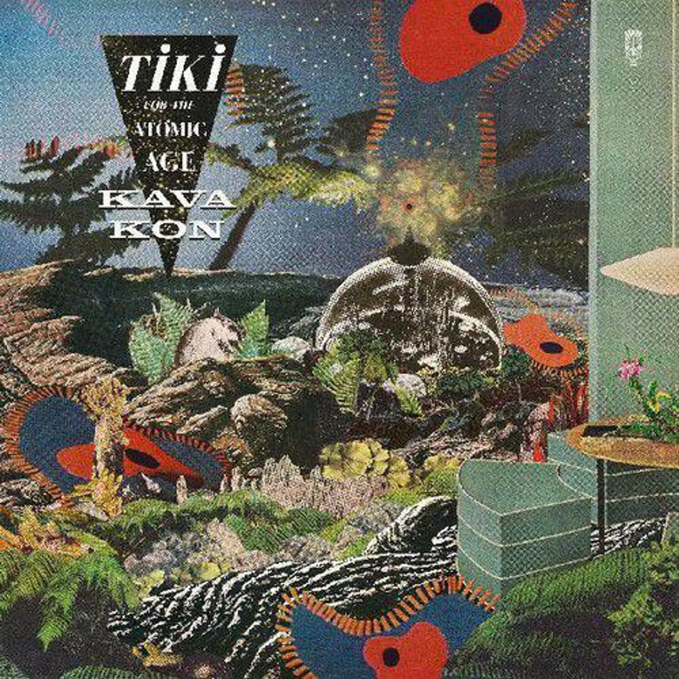 Kava Kon Tiki For The Atomic Age (Green & Cream W/ Splatter) (I) Vinyl Record
