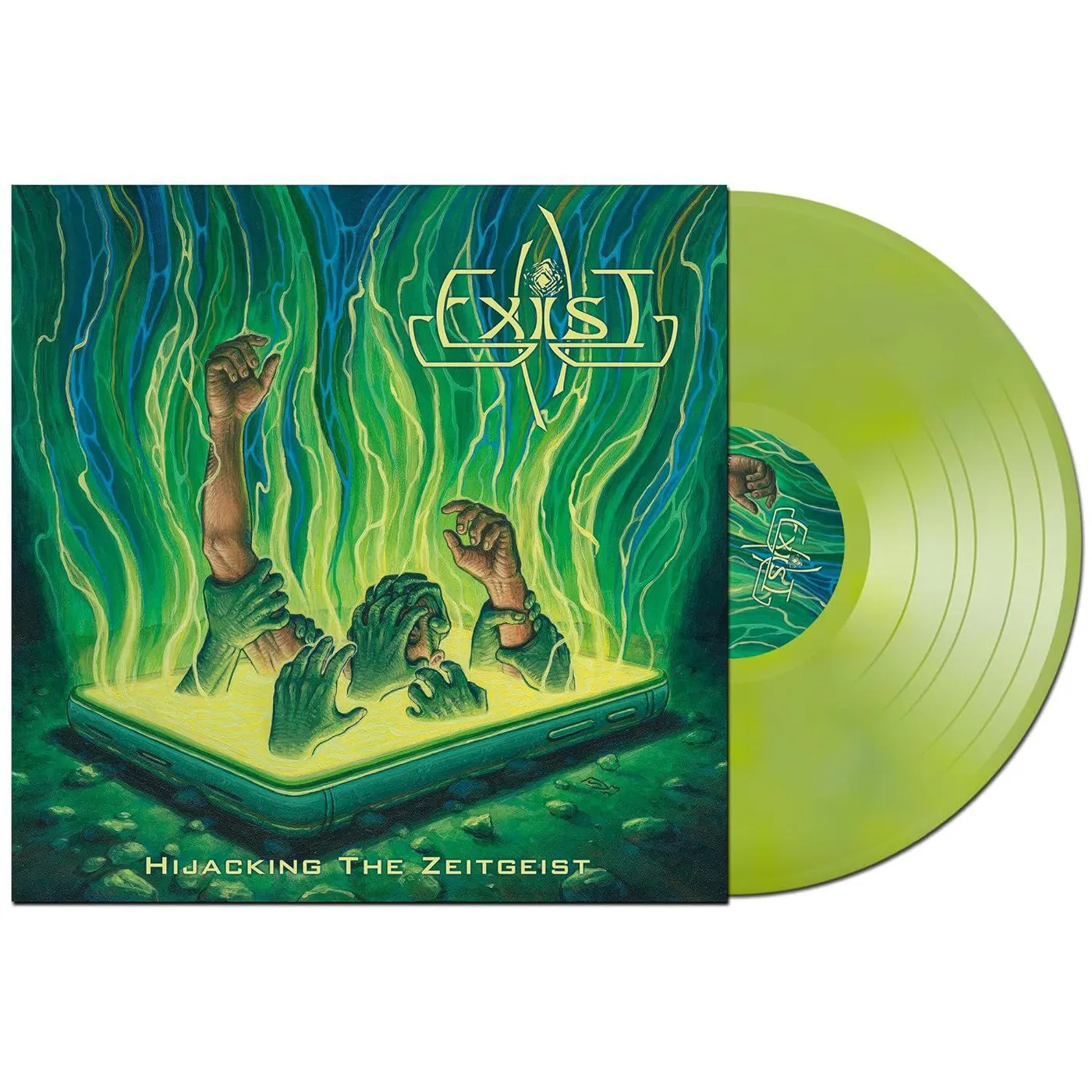 Exist Hijacking The Zeitgeist (Green) Vinyl Record